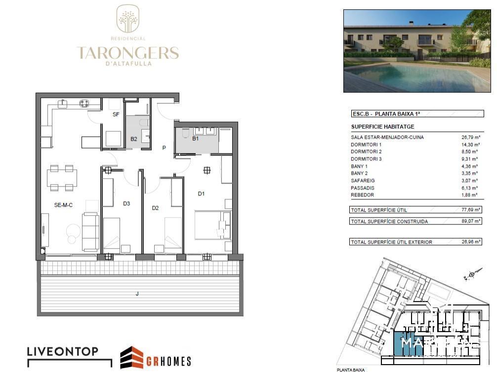 Piso en venta en la Calle Castellers – Obra nueva - 5/6